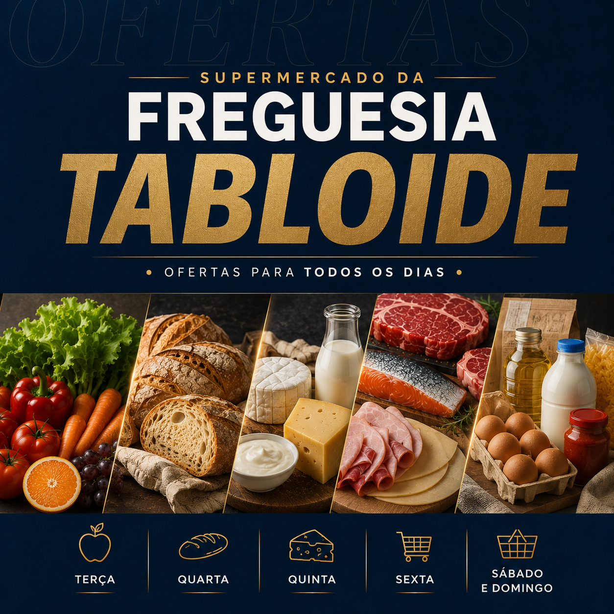 Capa do tabloide do dia